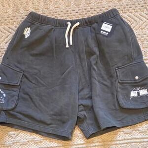 Darc Sport x Batman Chopper Cornell Cargo Sweat Shorts Size Medium NWT